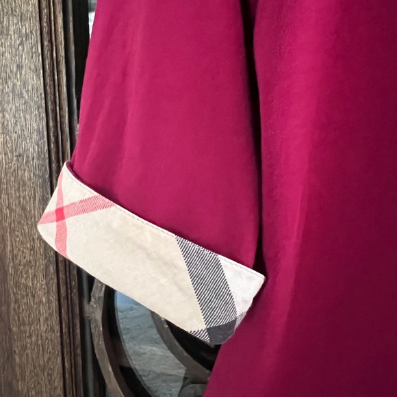 Burberry Nova check 3/4 sleeve top - Picture 3 of 6